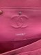 Chanel CLASSIC 10" PINK SUEDE CAVIAR SHW HOLO 18192186**