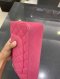 Chanel CLASSIC 10" PINK SUEDE CAVIAR SHW HOLO 18192186**