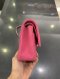 Chanel CLASSIC 10" PINK SUEDE CAVIAR SHW HOLO 18192186**