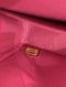 Chanel CLASSIC 10" PINK SUEDE CAVIAR SHW HOLO 18192186**