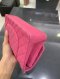 Chanel CLASSIC 10" PINK SUEDE CAVIAR SHW HOLO 18192186**