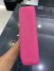 Chanel CLASSIC 10" PINK SUEDE CAVIAR SHW HOLO 18192186**