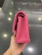 Chanel CLASSIC 10" PINK SUEDE CAVIAR SHW HOLO 18192186**