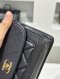 Chanel FLAP BAG BLACK CALF GHW MICROCHIP**