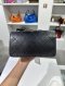 Chanel FLAP BAG BLACK CALF GHW MICROCHIP**