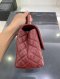 Chanel COCO 10.5" BURGUNDY CAVIAR GHW MICROCHIP**