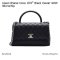 Chanel COCO 10.5" BLACK CAVIAR GHW MICROCHIP