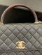 Chanel COCO 10.5" BLACK CAVIAR GHW MICROCHIP