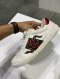 Gucci SNEAKERS WHITE SNAKE SIZE 10.5**