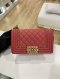 Chanel BOY 8 RED CALF GHW HOLO29179361