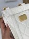 Chanel MINI AGED CITY SHOOL CALF GHW MICROHIP UGC9U74K