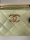 Chanel VANITY GREEN GHW (K87A11A7) **