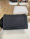 Chanel BOY 11" BLACK CAVIAR RHW HOLO 23146436**