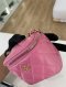 Chanel VANITY MINI PINK LAMB GHW HOLO29