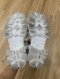 Prada RUBBER MONOLITH SANDALS WHITE SIZE.36