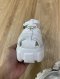 Prada RUBBER MONOLITH SANDALS WHITE SIZE.36