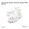 Prada RUBBER MONOLITH SANDALS WHITE SIZE.36