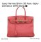 Hermes BIRKIN30 ROSE JAIPUR CLEMENEE