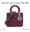 Dior LADY SMALL 9" PURPLE GHW 2023