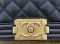 Chanel BOY 10" BLACK CV GHW MICROCHIP