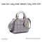 Dior LADY SMALL METALLIC GREY GHW 2019