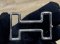 Hermes BELT SIZE 100 NAVY STAMP U