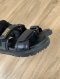 Dior DIORACT SANDALS BLACK SIZE 36
