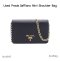 Prada SAFFIANO MINI SHOULDER BAG BLACK