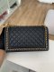 Chanel BOY 10" BLACK CAVIAR GHW MICROCHIP (G838C751)