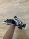 Dior DWAY HEELED SLIDE WHITE/BLUE SIZE 38.5**