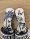 Dior DWAY HEELED SLIDE WHITE/BLUE SIZE 38.5**