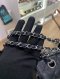 Chanel CLASSIC 10" BLACK CAVIAR SHW MICROCHIP EK922TX7