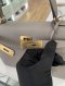 Hermes KELLY 28 SELLIER GRIS A STAMP A