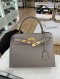 Hermes KELLY 28 SELLIER GRIS A STAMP A