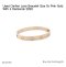 Cartier LOVE BRACELET SIZE 16 PINK GOLD WITH4 DIAMON2020