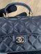 Chanel FLAP COIN PURSE WITH CHAIN BLACK GHW HOLO31773909
