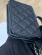 Chanel FLAP COIN PURSE WITH CHAIN BLACK GHW HOLO31773909