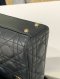 Dior MINI LADY BLACK LAMB GHW2025