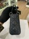 Dior MINI LADY BLACK LAMB GHW2025