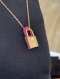 Hermes O'KELLY NECKLACE ROSE GOLD STAMP Y