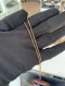 Hermes O'KELLY NECKLACE ROSE GOLD STAMP Y