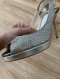 Jimmy Choo HIGH HEELS GOLD SIZE 36.5