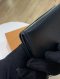 Louis Vuitton CARD HOLDER BLACK EPI2017