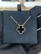 VAN CLEEF VINTAGE ALHAMBRA PENDANT ONYX / YELLOW GOLD 2022