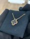 VAN CLEEF VINTAGE ALHAMBRA PENDANT ONYX / YELLOW GOLD 2022