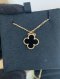 VAN CLEEF VINTAGE ALHAMBRA PENDANT ONYX / YELLOW GOLD 2022