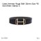 Hermes BELT SIZE 95 NOIR/ETAIN STAMP Z