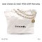 Chanel 22 SMALL WHITE GHW MICROCHIP (HCUP8899)