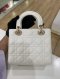 Dior LADY SMALL WHITE GHW 2022