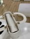 Dior LADY SMALL WHITE GHW 2022